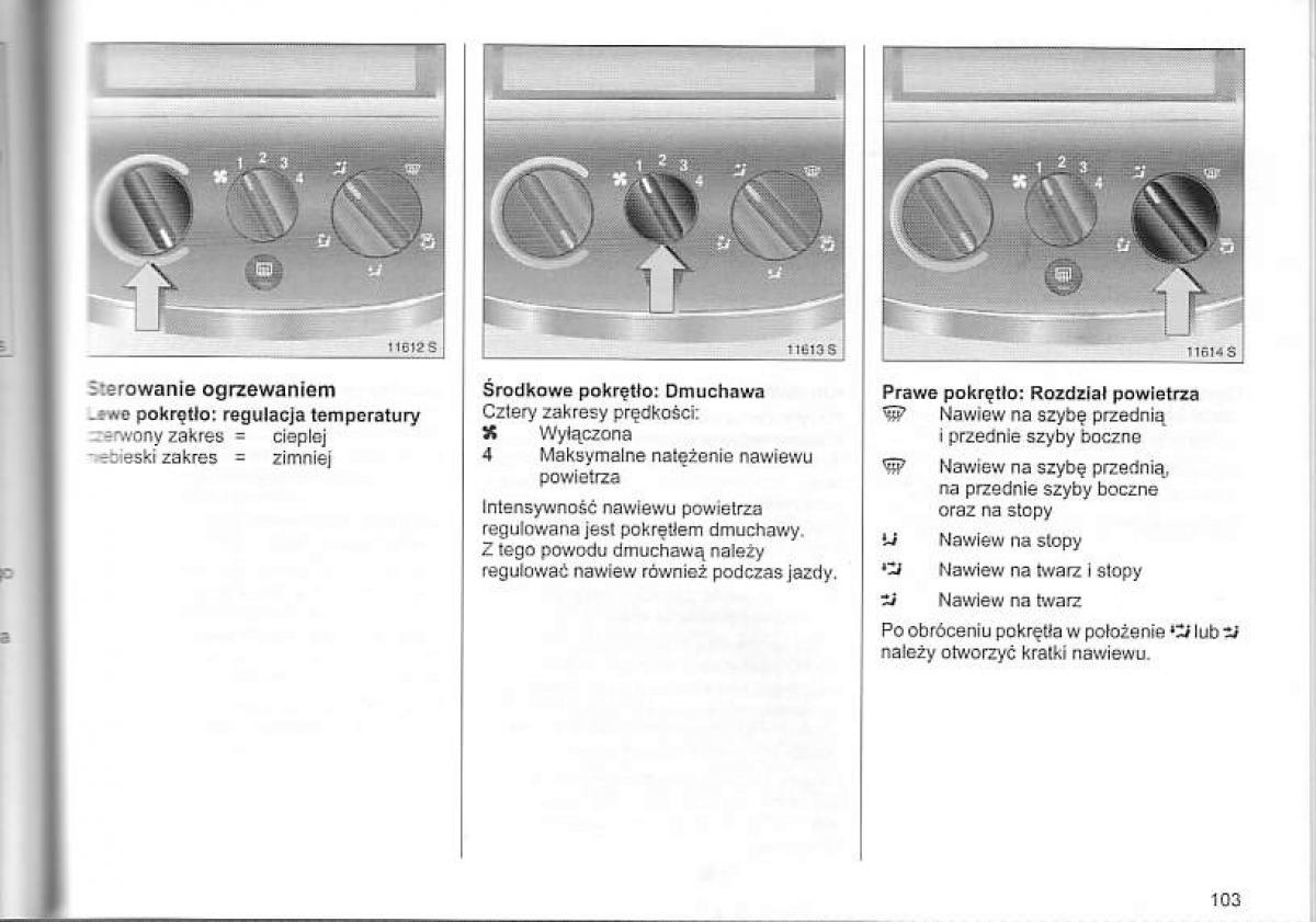 Opel Corsa C instrukcja obslugi / page 107