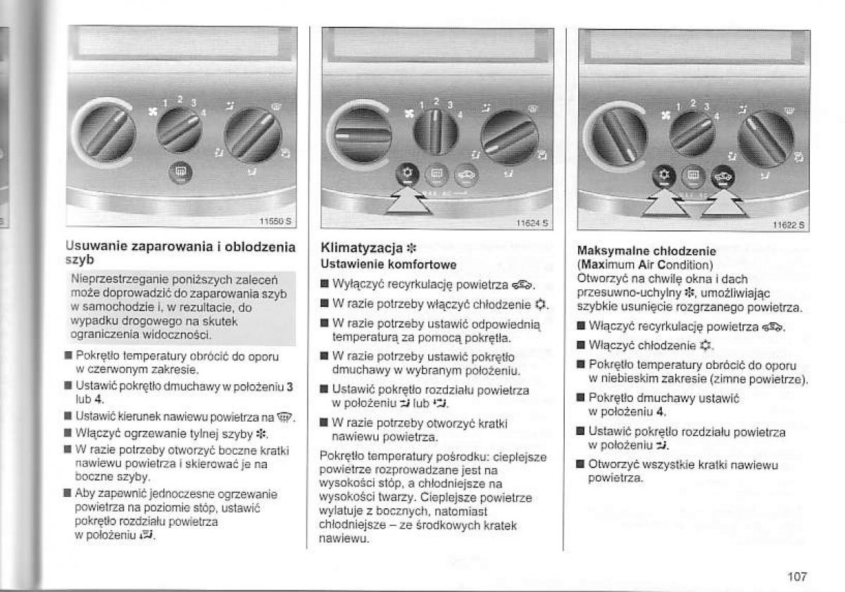 Opel Corsa C instrukcja obslugi / page 111