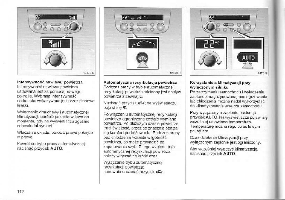 Opel Corsa C instrukcja obslugi / page 116