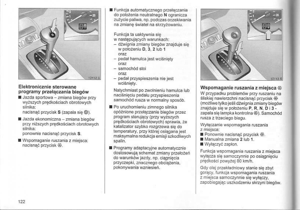 Opel Corsa C instrukcja obslugi / page 126