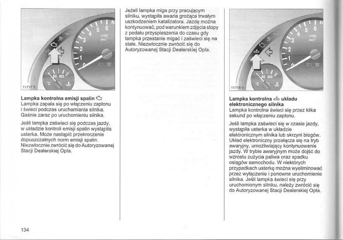 Opel Corsa C instrukcja obslugi / page 138