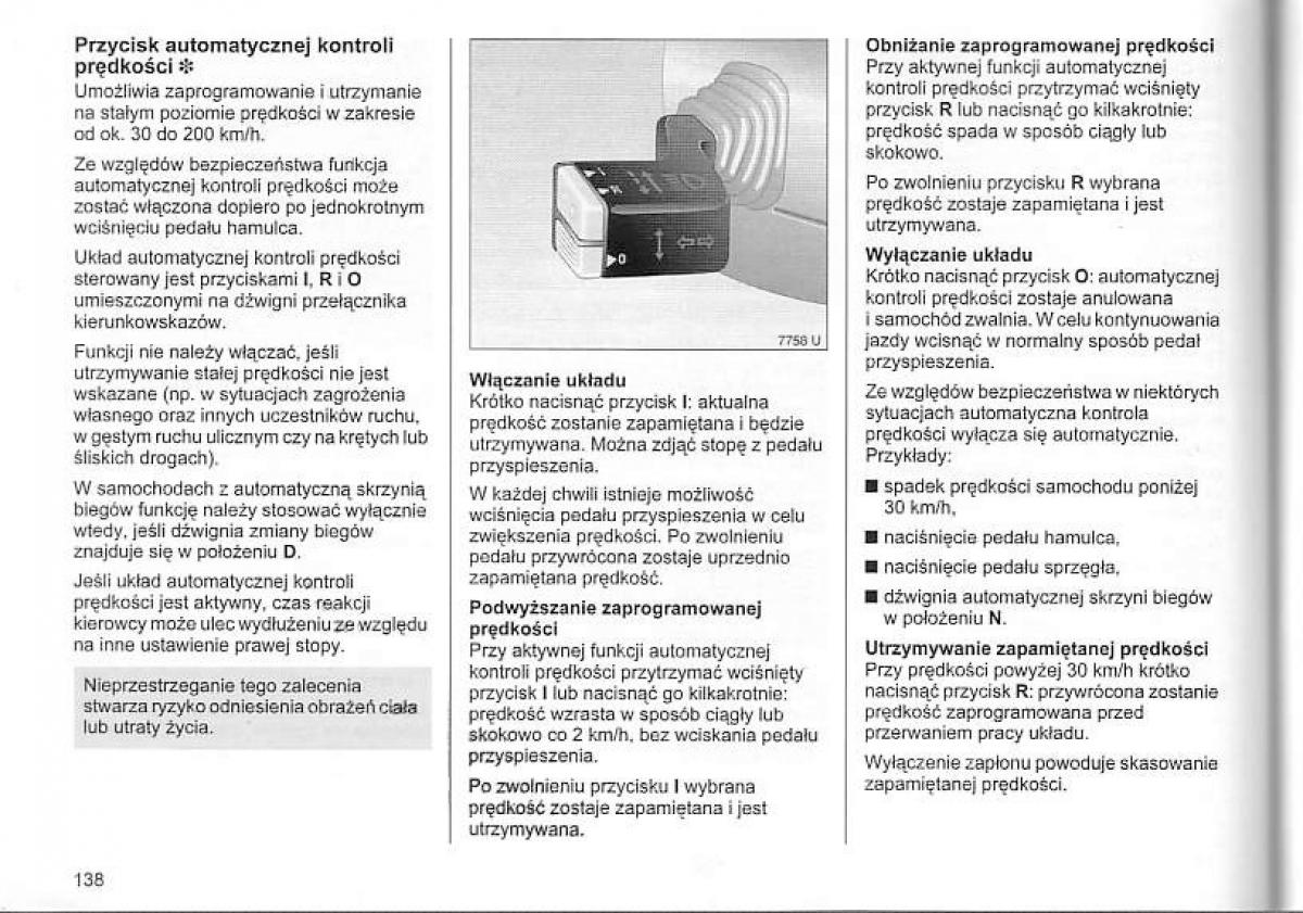 Opel Corsa C instrukcja obslugi / page 142