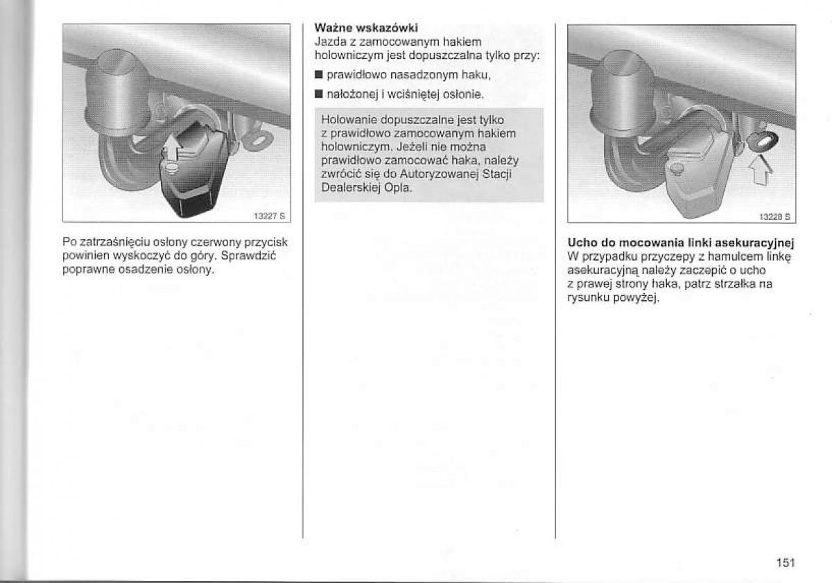 Opel Corsa C instrukcja obslugi / page 155