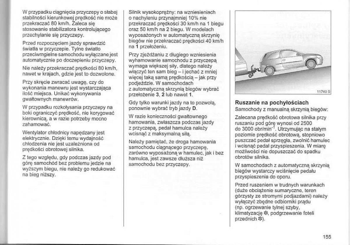 Opel Corsa C instrukcja obslugi / page 159