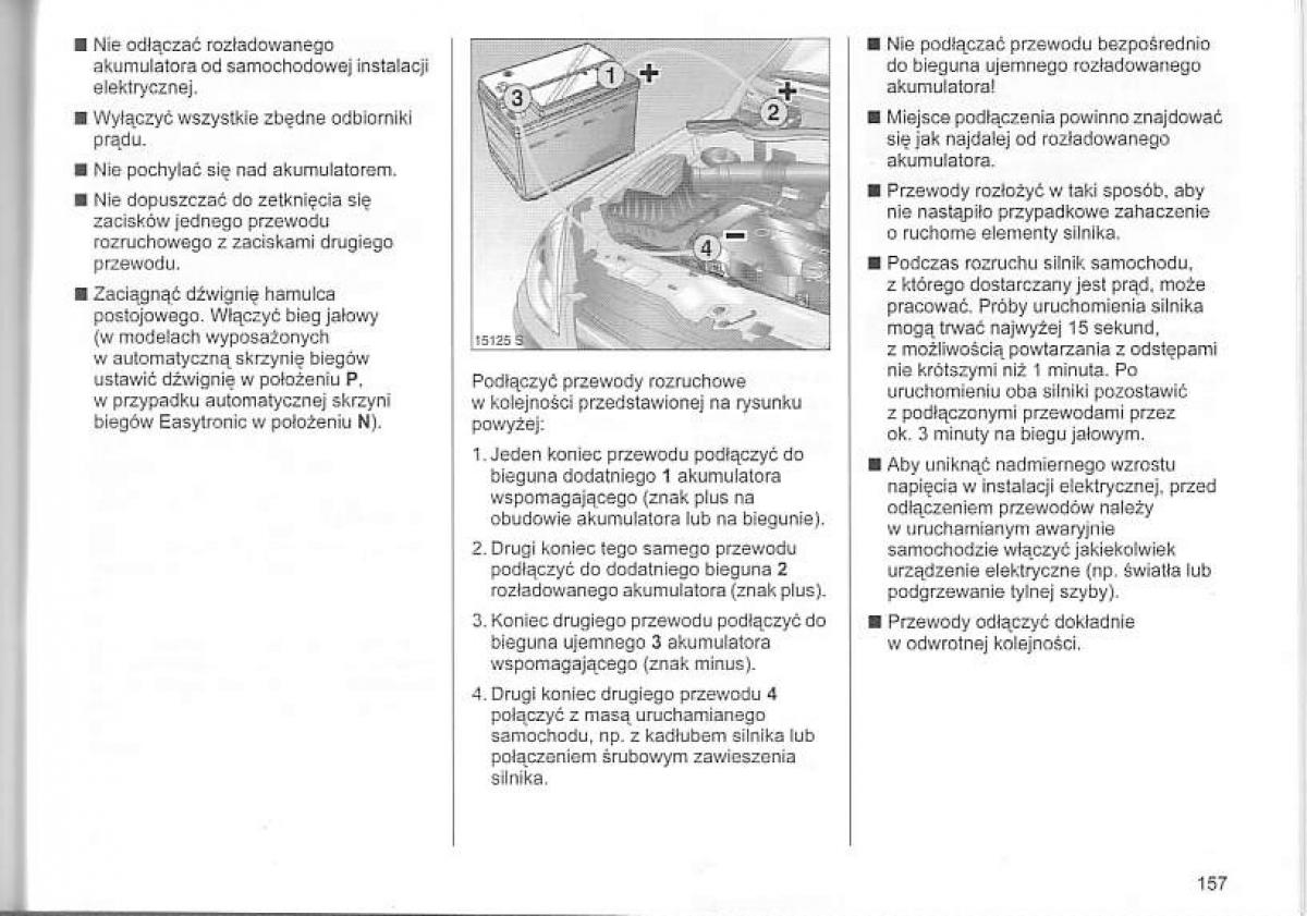 Opel Corsa C instrukcja obslugi / page 161