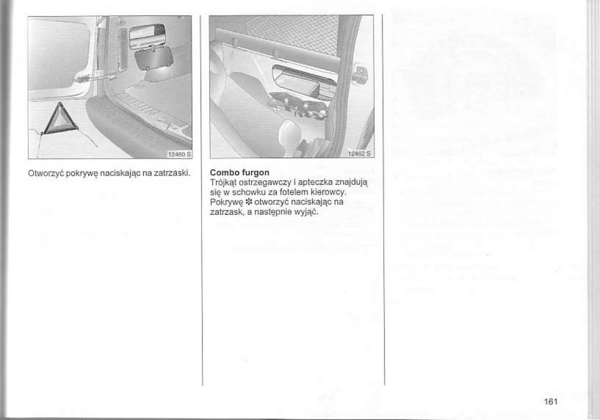 Opel Corsa C instrukcja obslugi / page 165