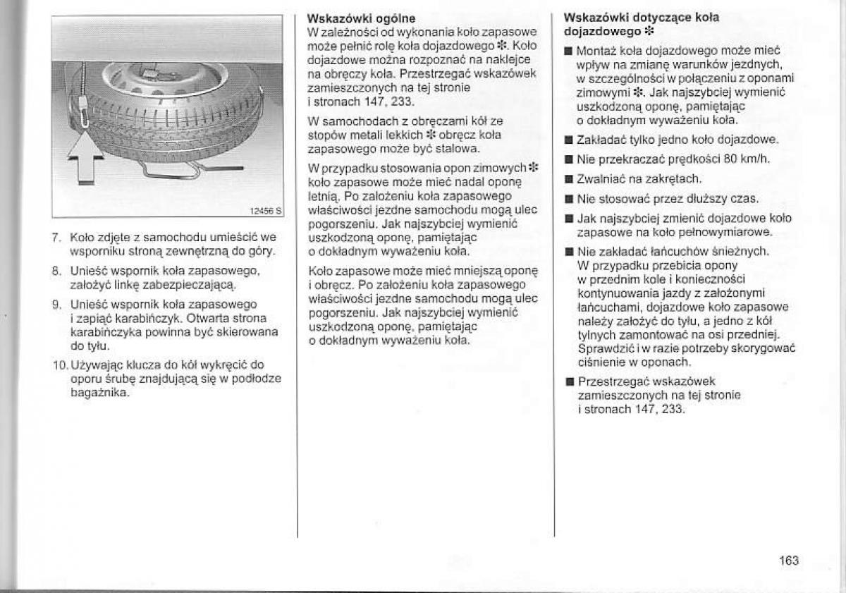 Opel Corsa C instrukcja obslugi / page 167