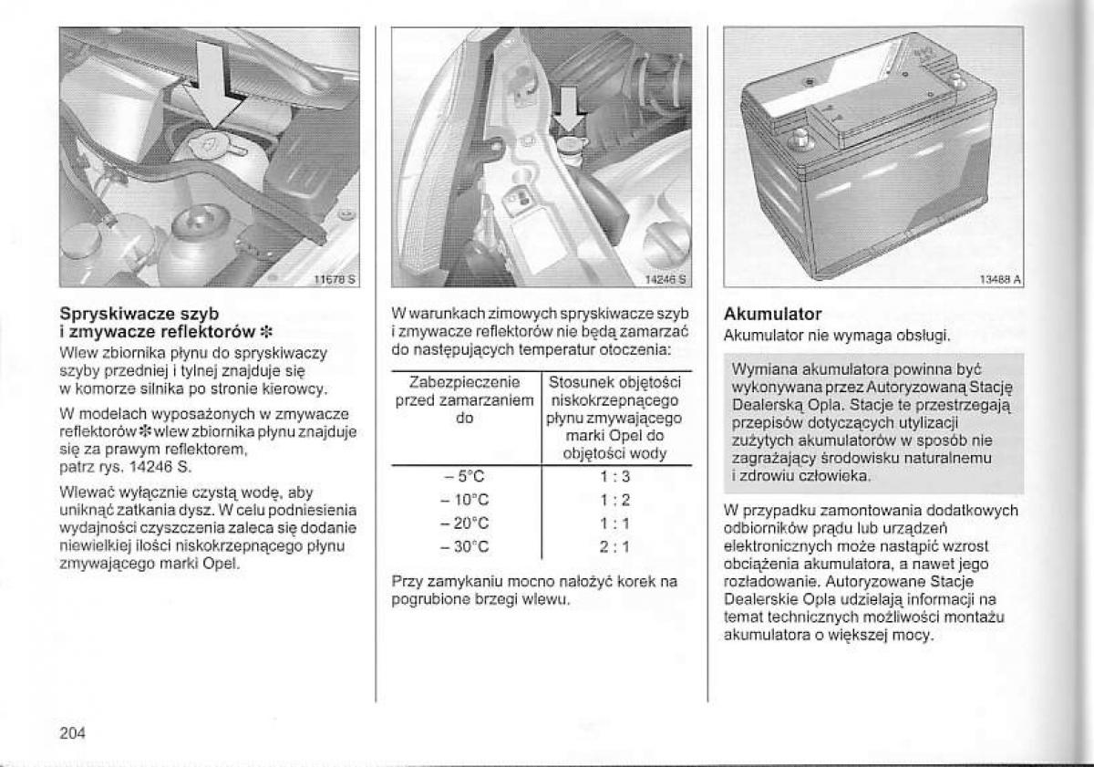 Opel Corsa C instrukcja obslugi / page 208