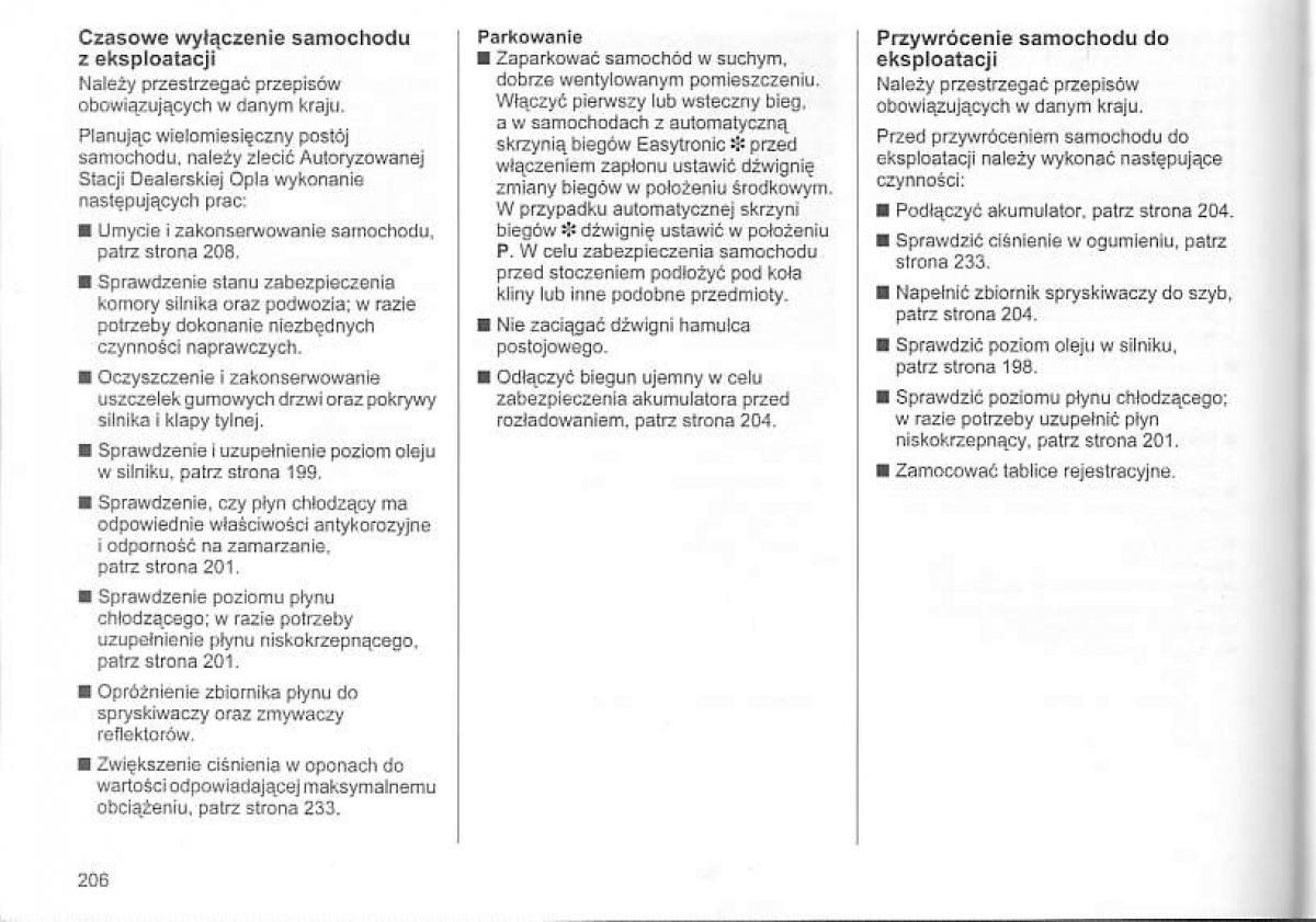 Opel Corsa C instrukcja obslugi / page 210