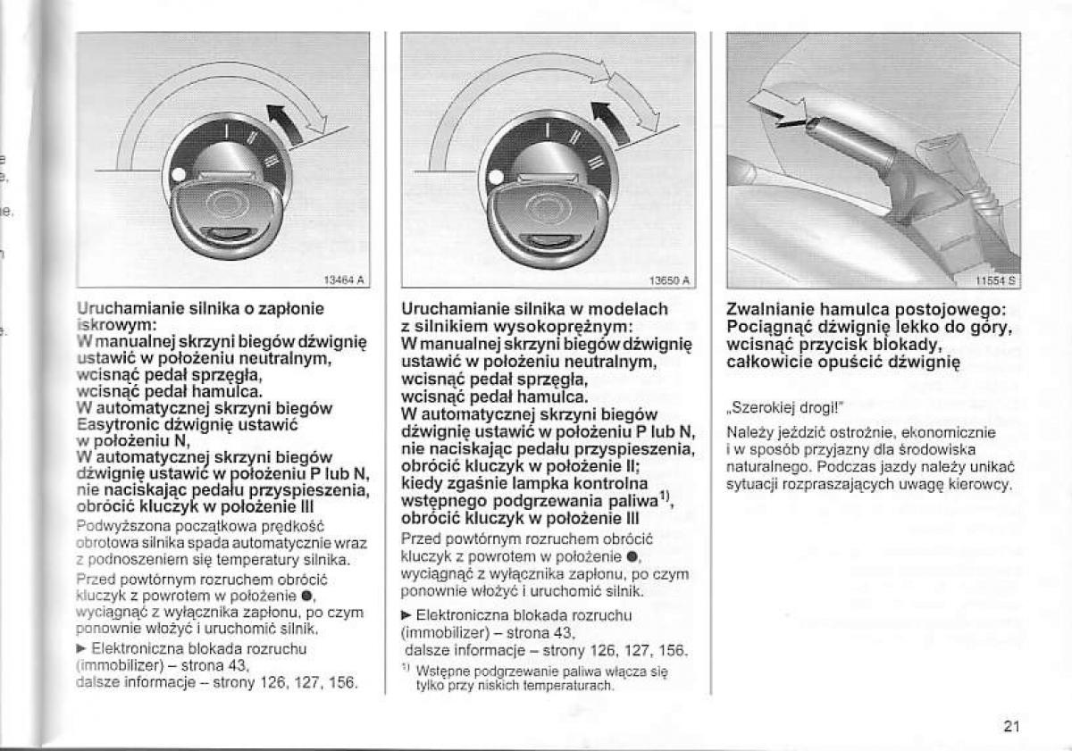 Opel Corsa C instrukcja obslugi / page 25