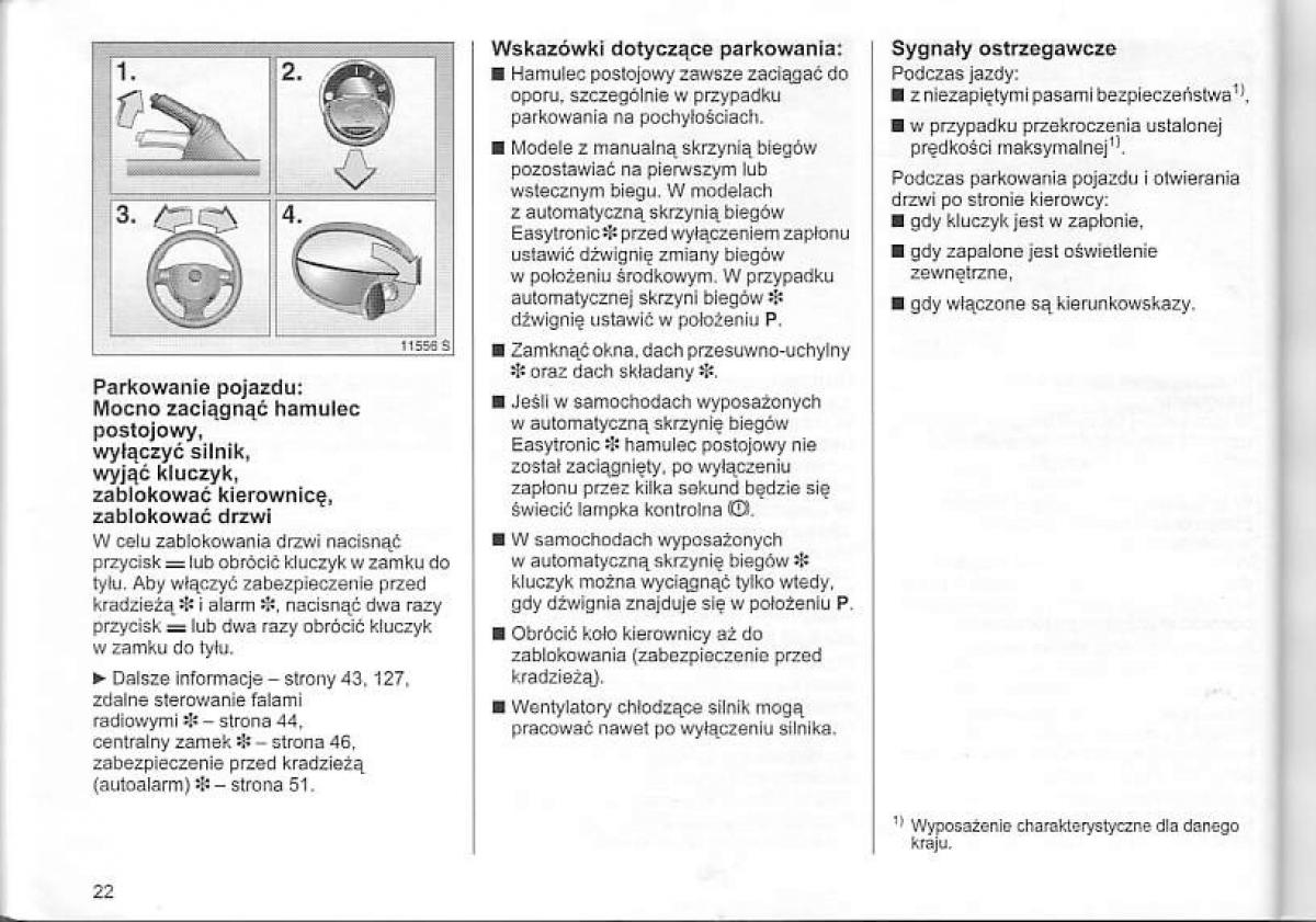 Opel Corsa C instrukcja obslugi / page 26