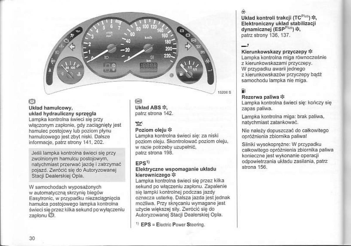 Opel Corsa C instrukcja obslugi / page 34