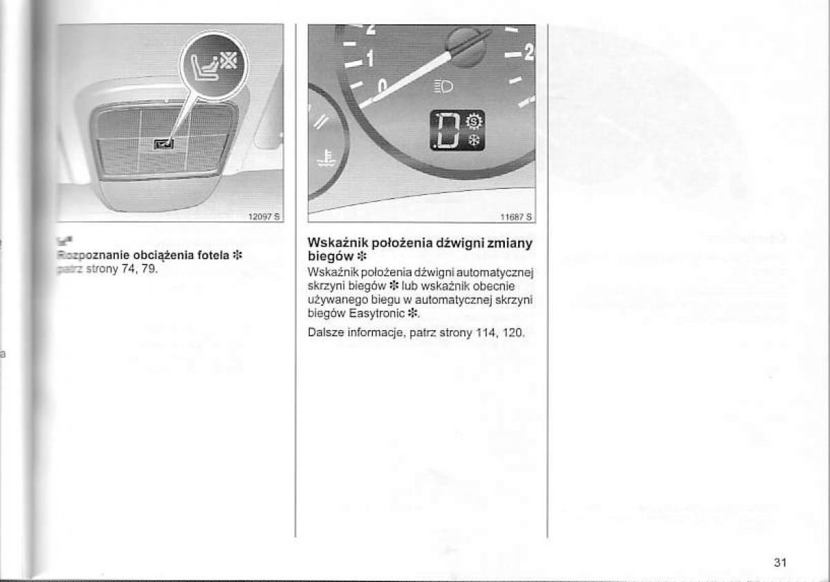 Opel Corsa C instrukcja obslugi / page 35