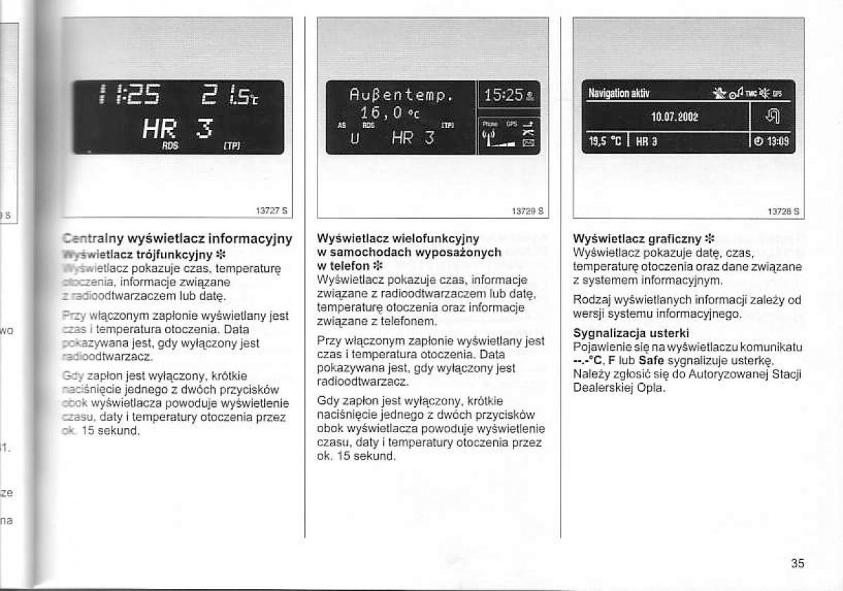 Opel Corsa C instrukcja obslugi / page 39