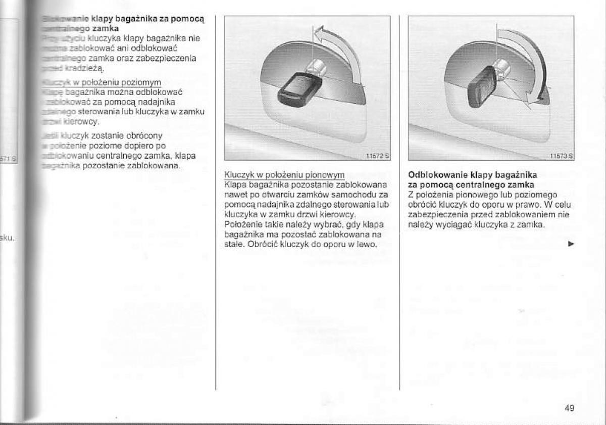 Opel Corsa C instrukcja obslugi / page 53