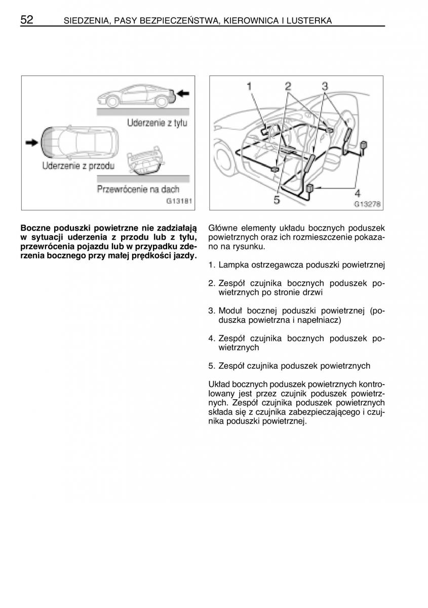 manual  Toyota Celica VII 7 instrukcja / page 59