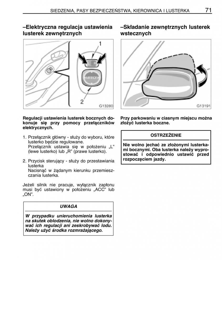 manual  Toyota Celica VII 7 instrukcja / page 78