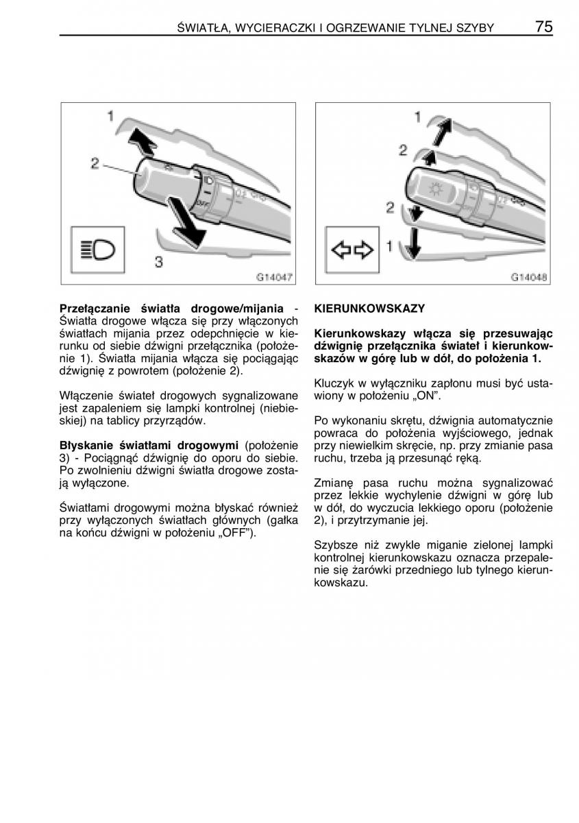 manual  Toyota Celica VII 7 instrukcja / page 82