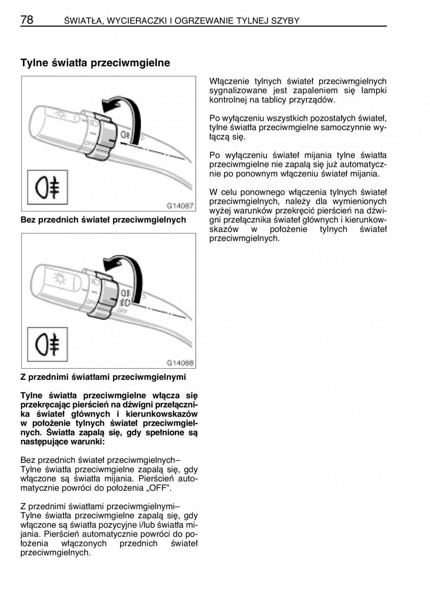 manual  Toyota Celica VII 7 instrukcja / page 85