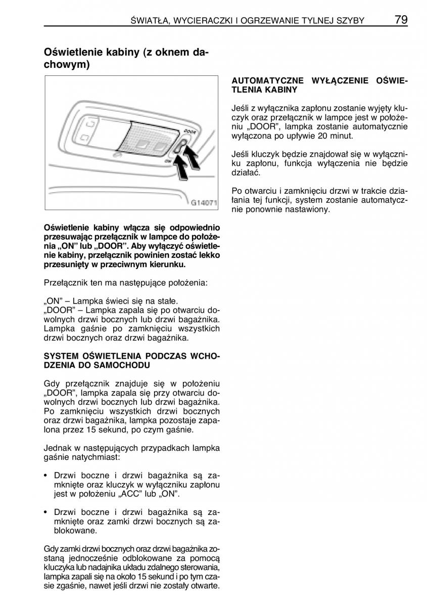 manual  Toyota Celica VII 7 instrukcja / page 86