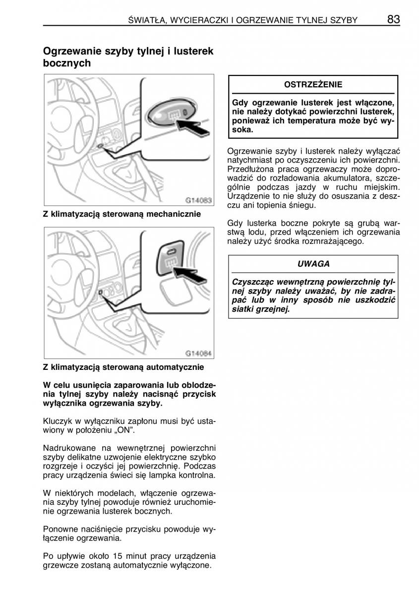 manual  Toyota Celica VII 7 instrukcja / page 90