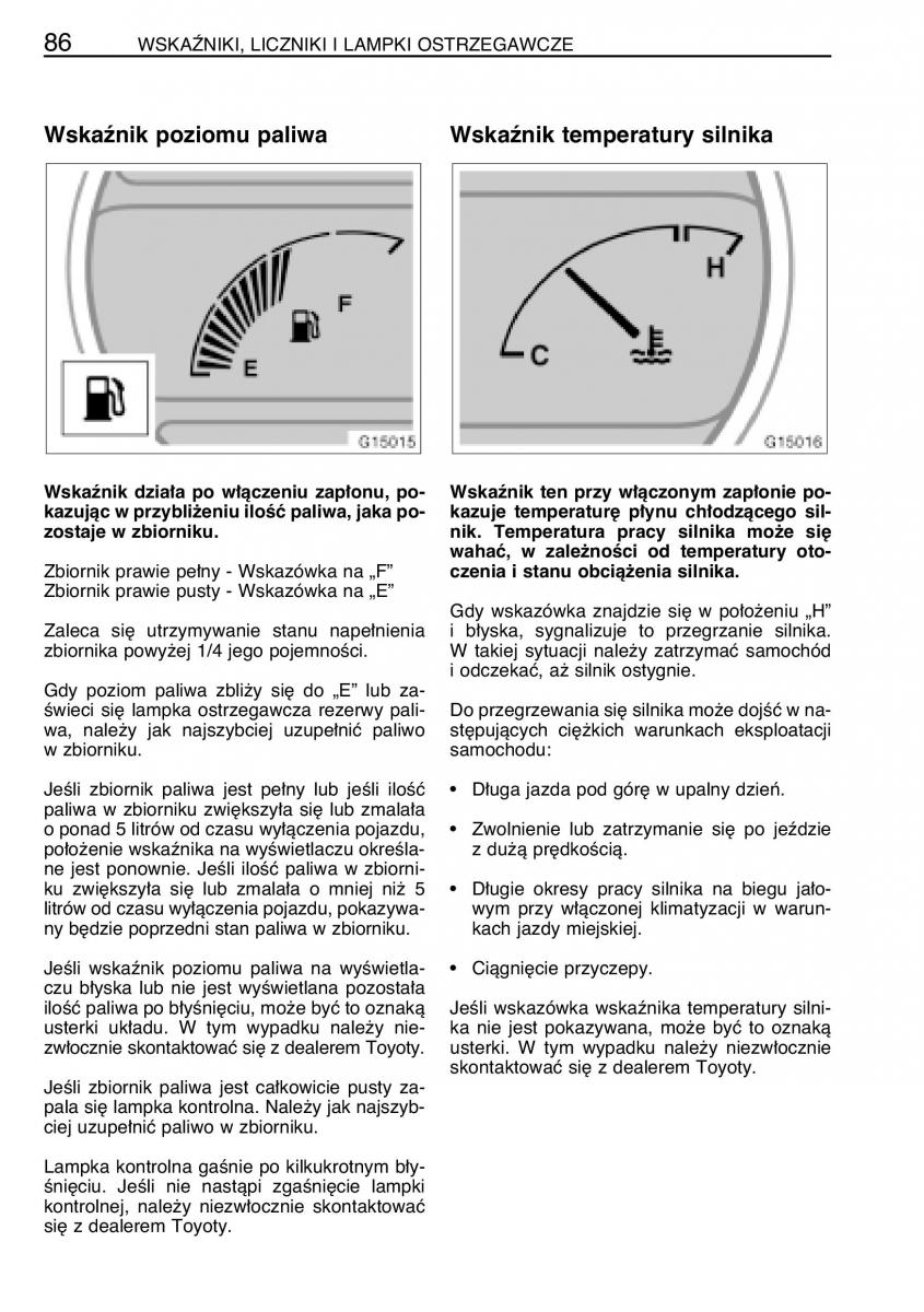 manual  Toyota Celica VII 7 instrukcja / page 93