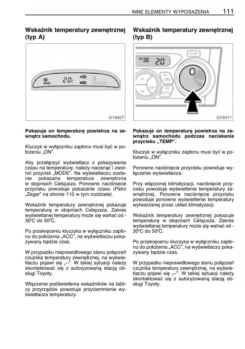 manual  Toyota Celica VII 7 instrukcja / page 118