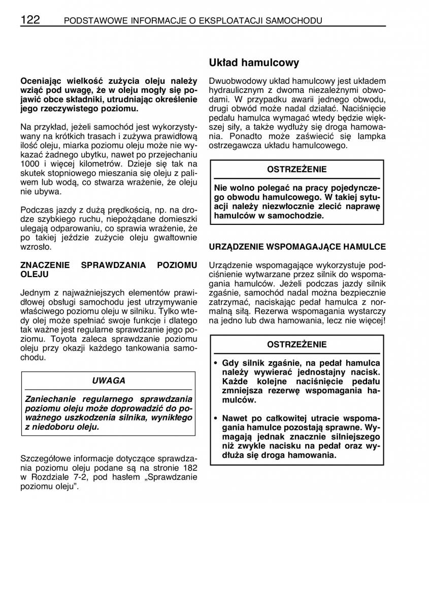 manual  Toyota Celica VII 7 instrukcja / page 129