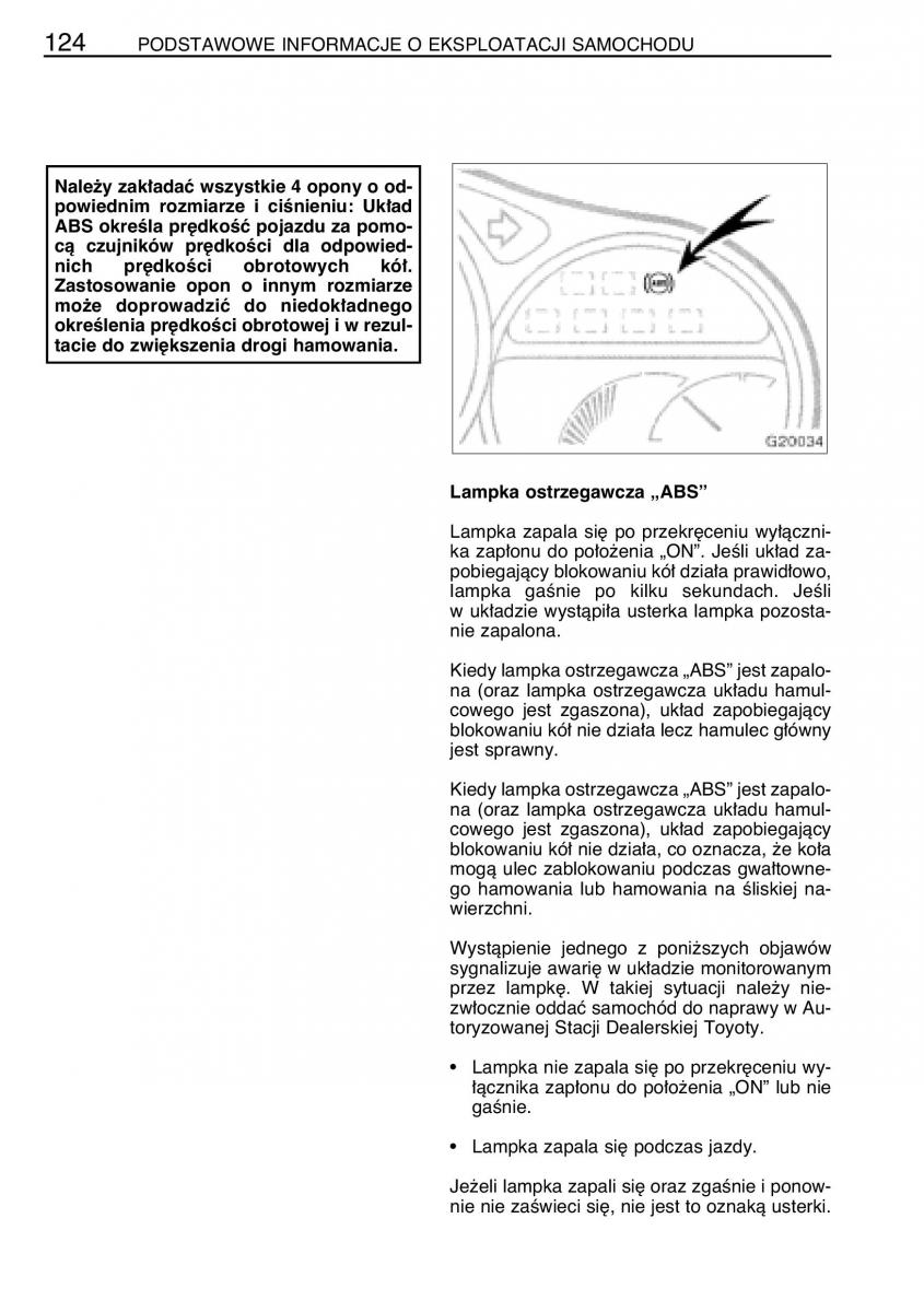 manual  Toyota Celica VII 7 instrukcja / page 131