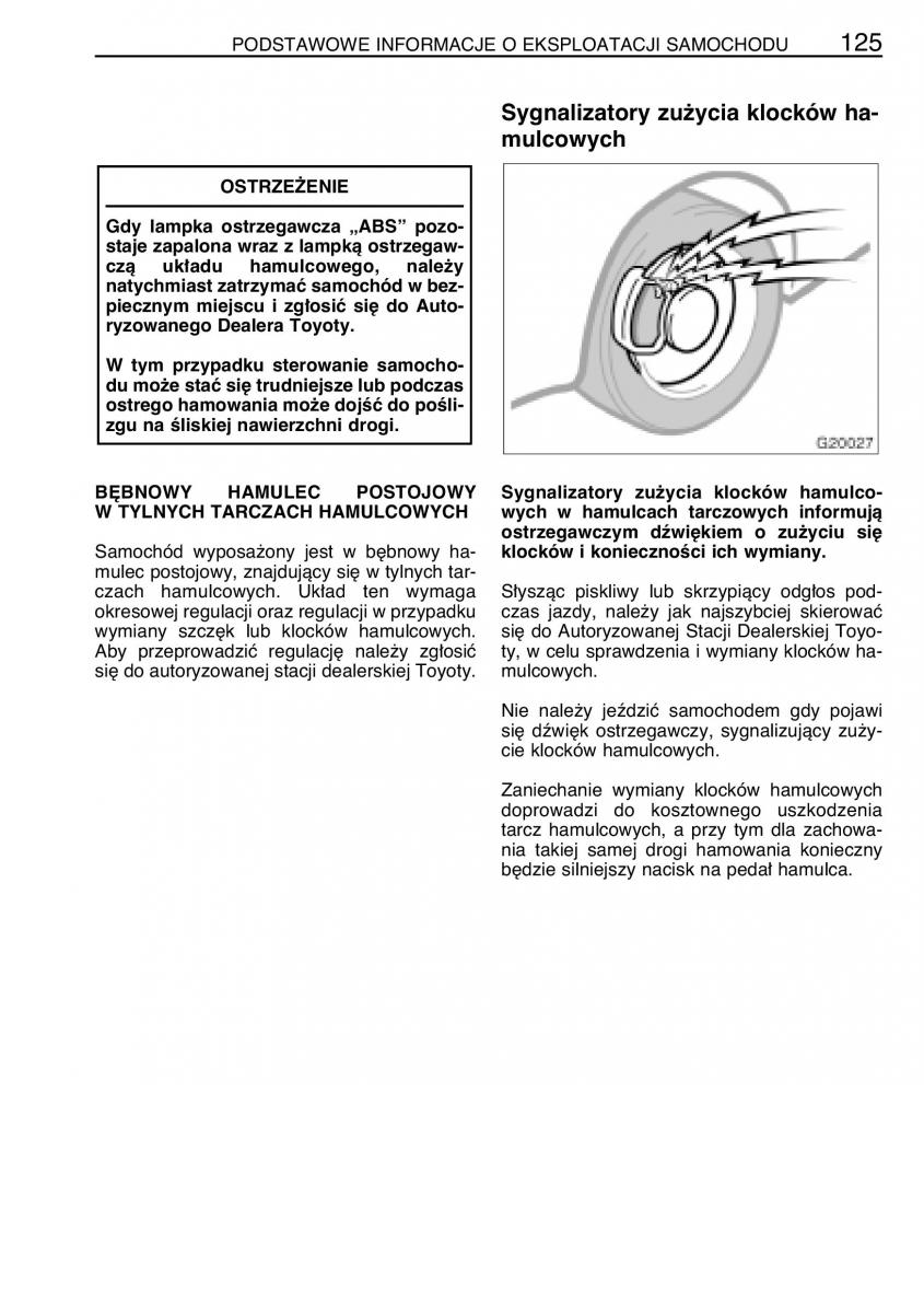 manual  Toyota Celica VII 7 instrukcja / page 132