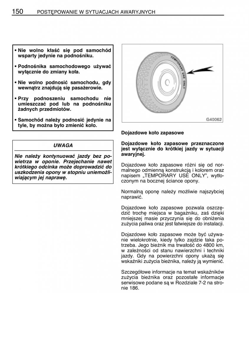 manual  Toyota Celica VII 7 instrukcja / page 157