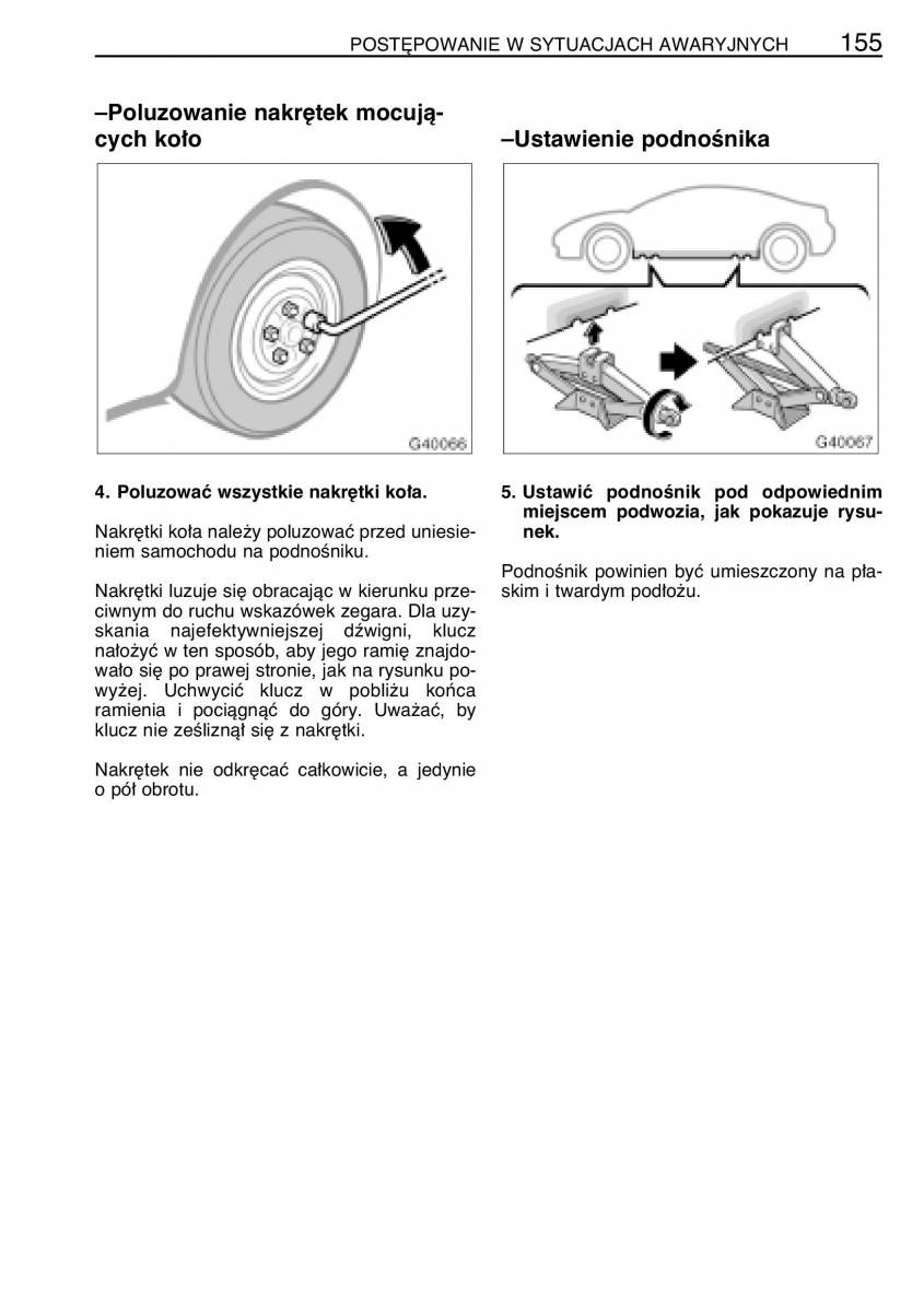 manual  Toyota Celica VII 7 instrukcja / page 162