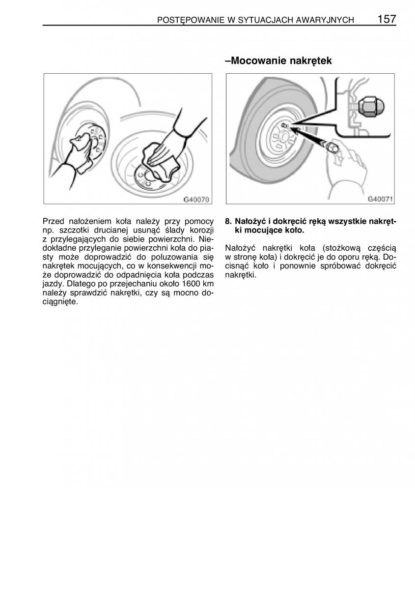 manual  Toyota Celica VII 7 instrukcja / page 164