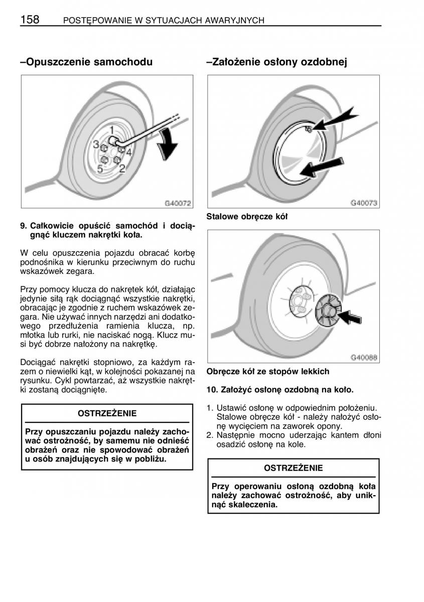 manual  Toyota Celica VII 7 instrukcja / page 165