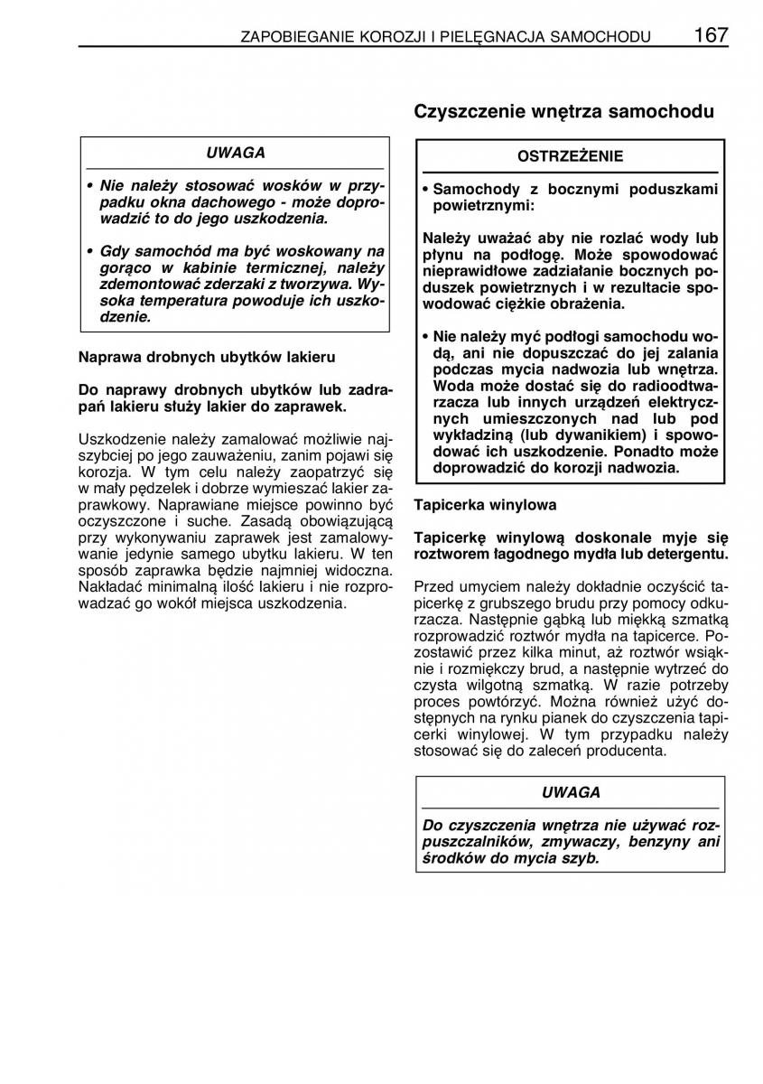 manual  Toyota Celica VII 7 instrukcja / page 174