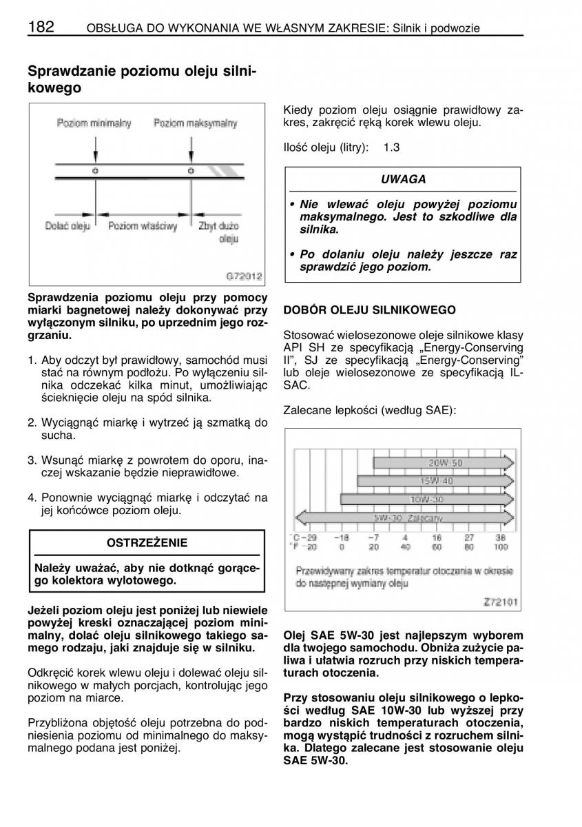 manual  Toyota Celica VII 7 instrukcja / page 189