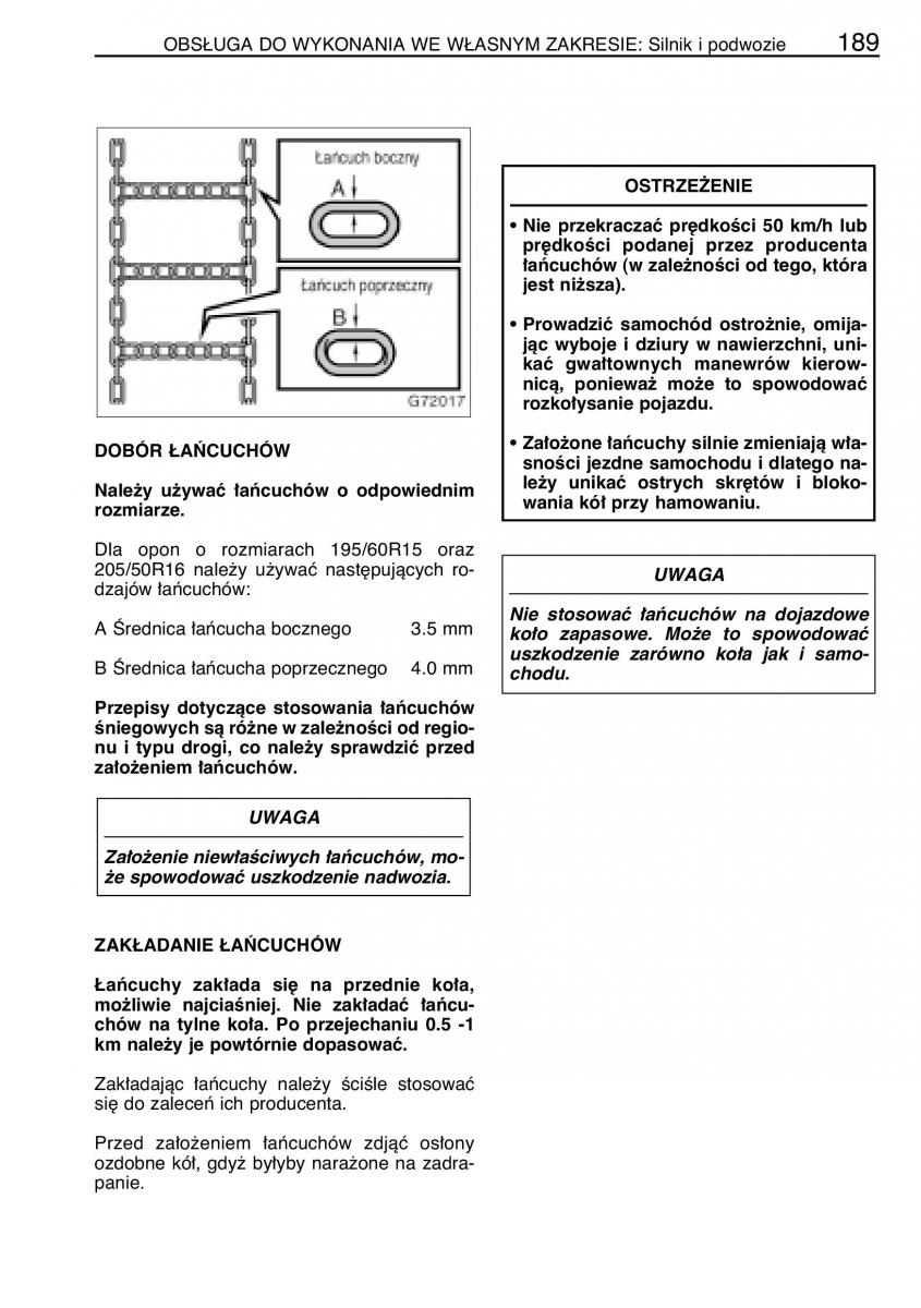 manual  Toyota Celica VII 7 instrukcja / page 196