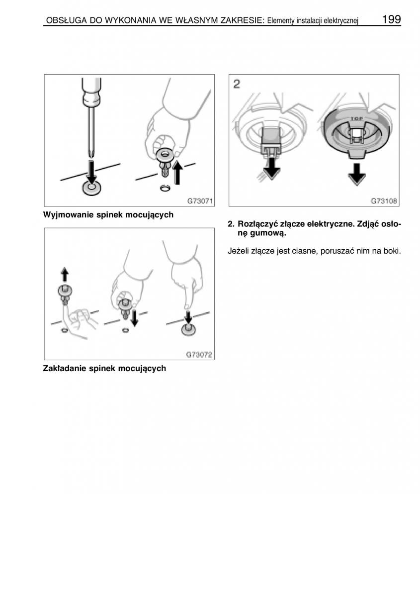 manual  Toyota Celica VII 7 instrukcja / page 206