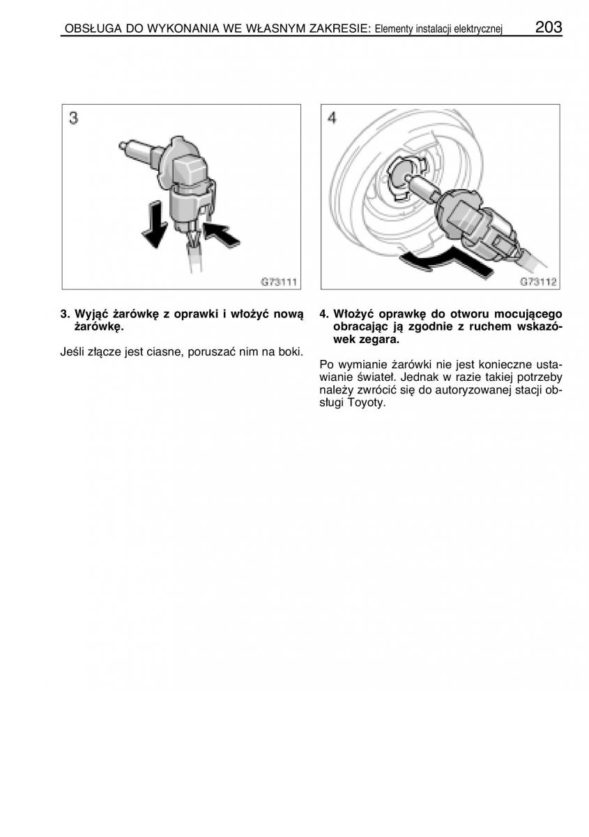 manual  Toyota Celica VII 7 instrukcja / page 210