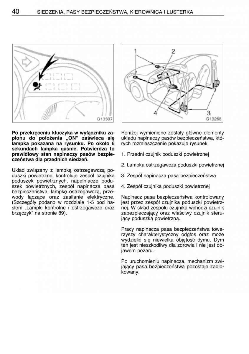 manual  Toyota Celica VII 7 instrukcja / page 47