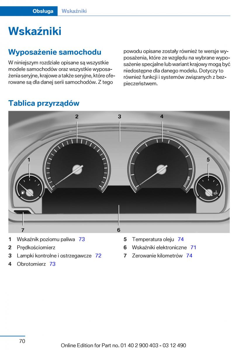 manual  BMW 6 F06 Gran Coupe Instrukcja / page 70