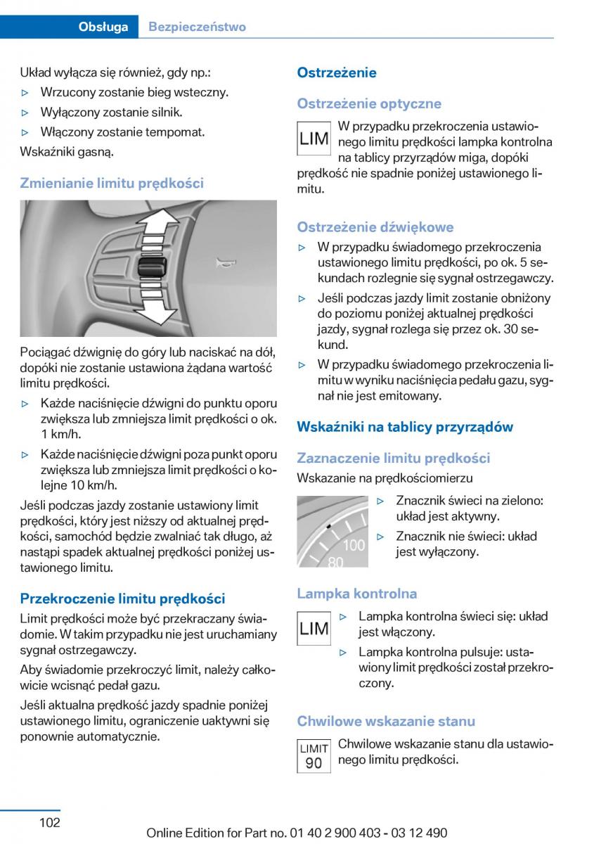 manual  BMW 6 F06 Gran Coupe Instrukcja / page 102