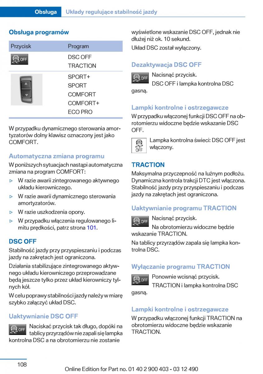 manual  BMW 6 F06 Gran Coupe Instrukcja / page 108