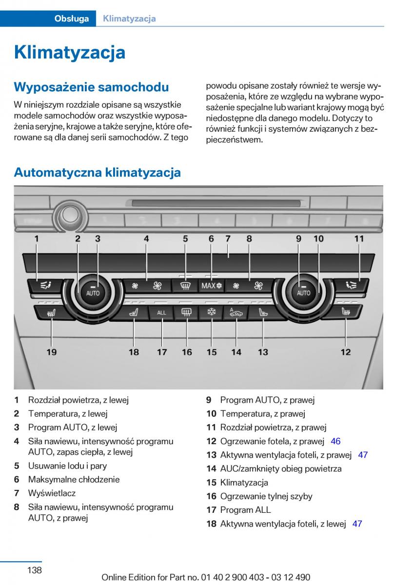 manual  BMW 6 F06 Gran Coupe Instrukcja / page 138