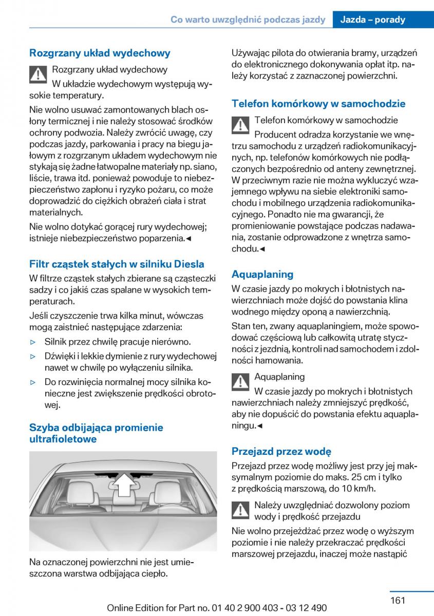 manual  BMW 6 F06 Gran Coupe Instrukcja / page 161