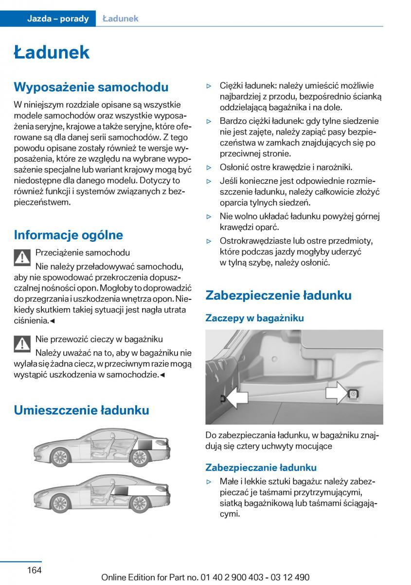 manual  BMW 6 F06 Gran Coupe Instrukcja / page 164