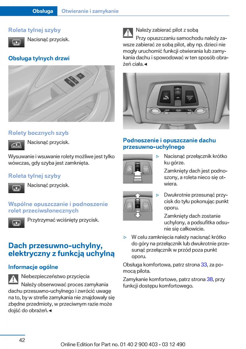 manual  BMW 6 F06 Gran Coupe Instrukcja / page 42