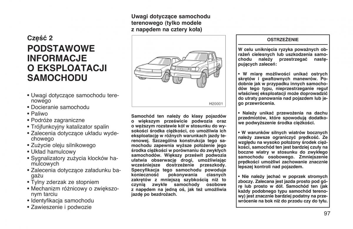 manual  Toyota Hilux VI 6 instrukcja / page 104