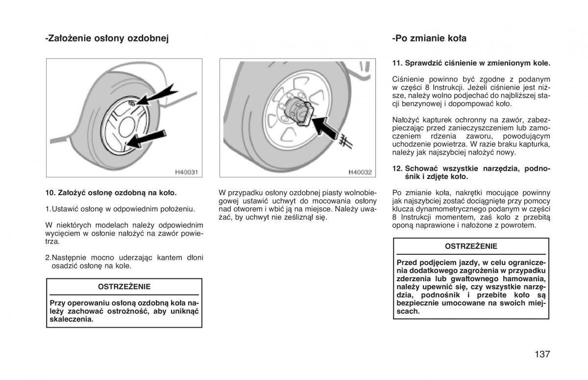 manual  Toyota Hilux VI 6 instrukcja / page 144