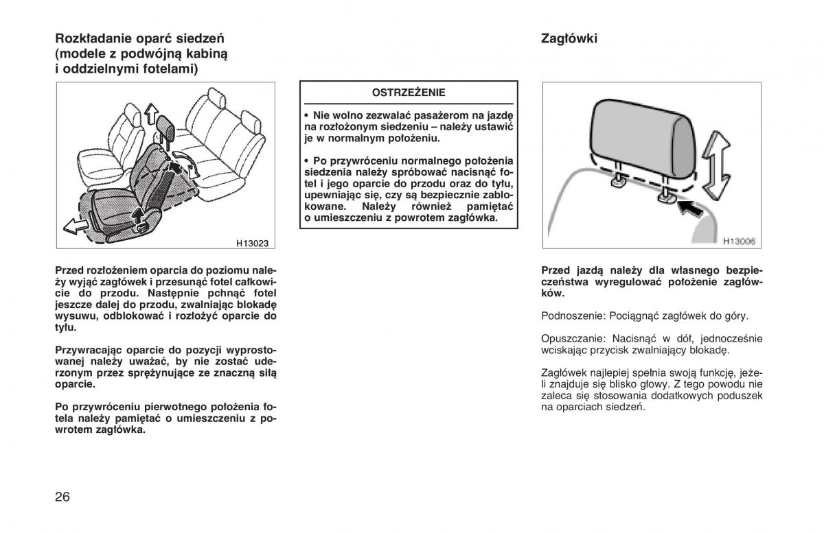 manual  Toyota Hilux VI 6 instrukcja / page 33